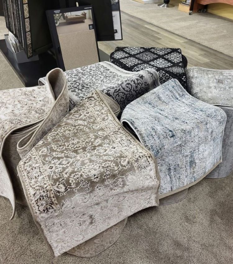 roll runner options in the showroom